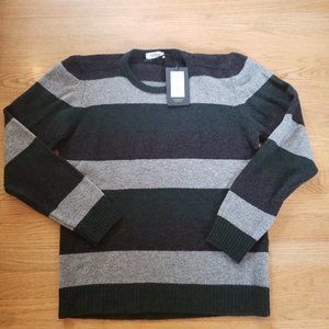 COPY - Crew Neck Striped Long Sleeve Sweater - Crossley - Made in Italy
